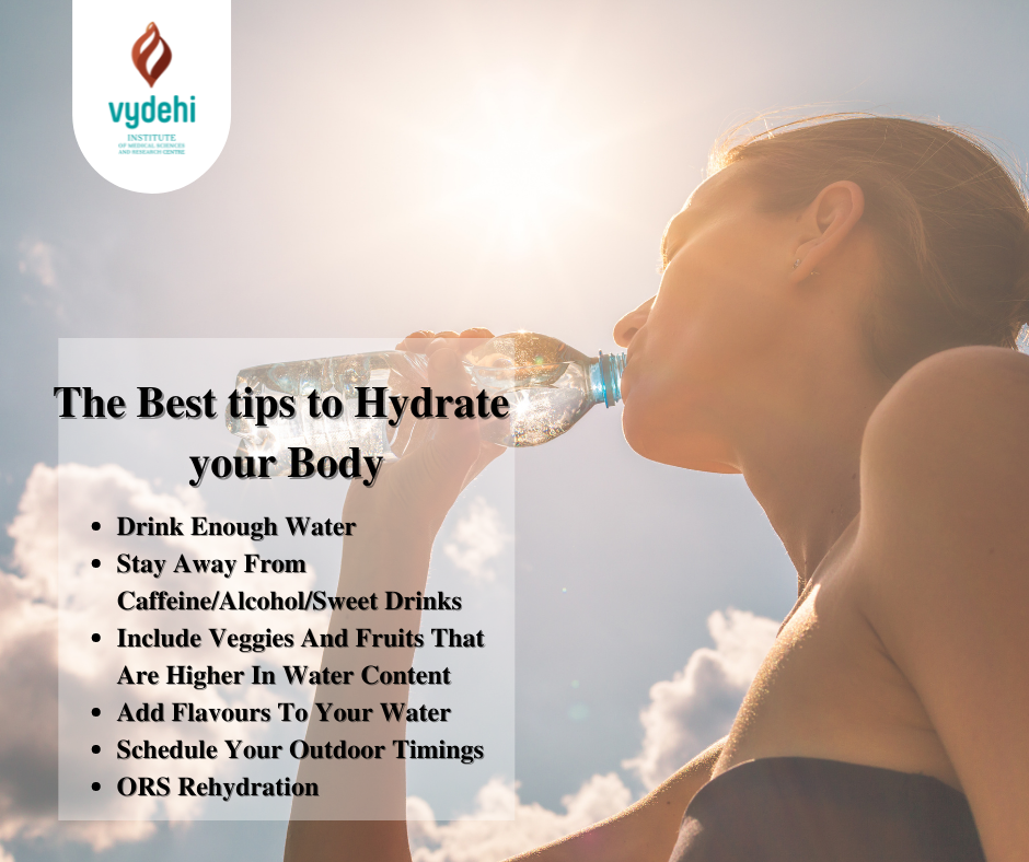 Tips to keep Hydrated & Healthy in Summer from Sun Heat - VIMS