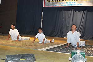 Vydehi Students yoga Performance
