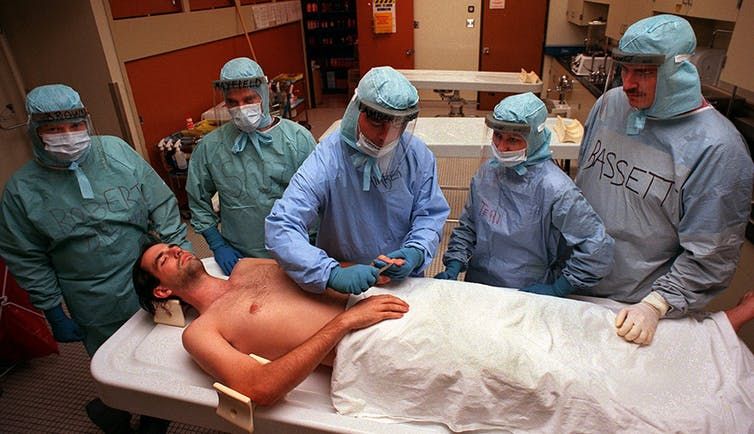 embalming procedure