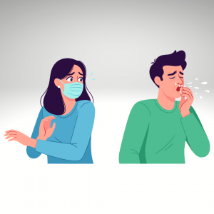 Avoiding close contact with sick individuals